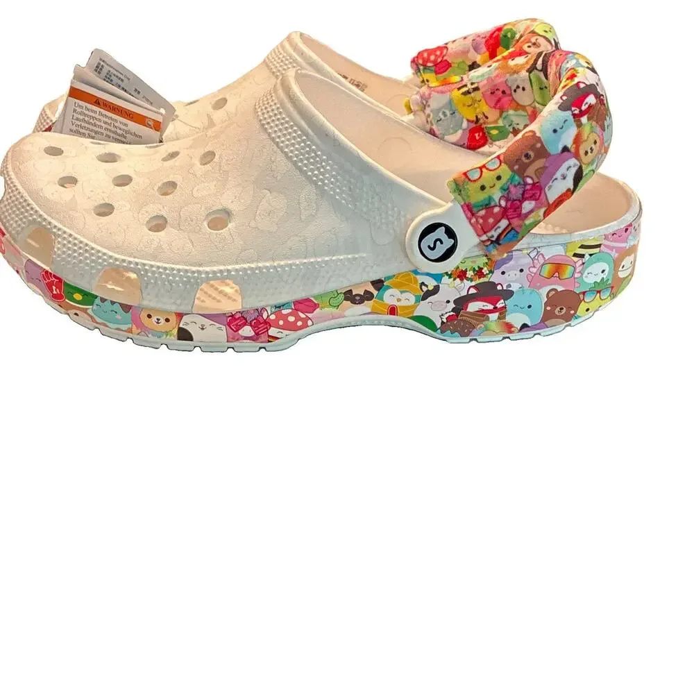 NWT Crocs x Squishmallows Classic Clog White Multicolor Men 10 Women 12